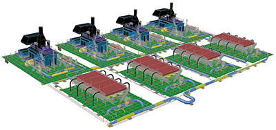 Компоновочные решения по реконструкции компрессорной станции в PLANT4D. ОАО «Гипрогазцентр», г. Нижний Новгород