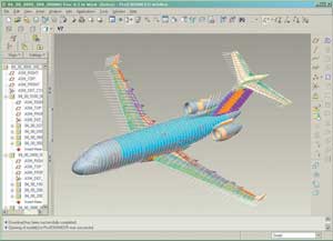 Рис. 2. Мастер-геометрия самолета ТУ-334