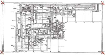 До коррекции по четырем точкам