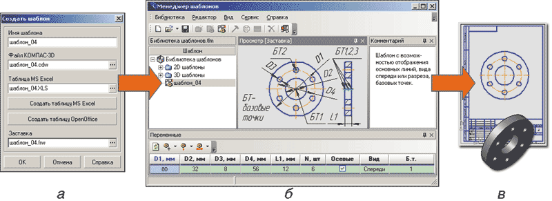 Рис. 5. Создание шаблона