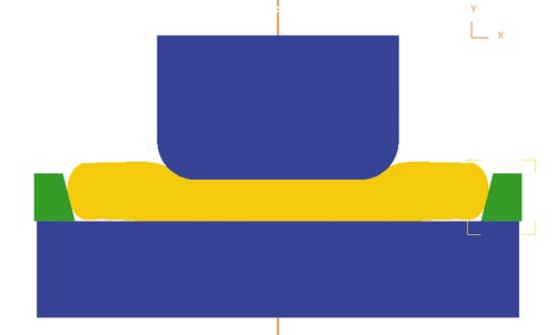 Рис. 6. Геометрия заготовки после