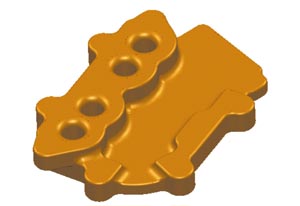 Рис. 5. Заготовка основания ресивера