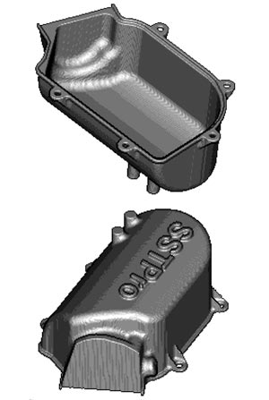 Рис. 21. Готовая крышка ресивера ВАЗ-2123