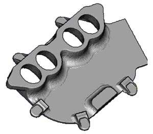 Рис. 24. Готовое основание ресивера ВАЗ-2123