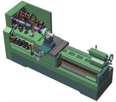 Лучший проект в области станкостроения. Бийский технологический институт. Универсальный токарно-винторезный станок 16К20