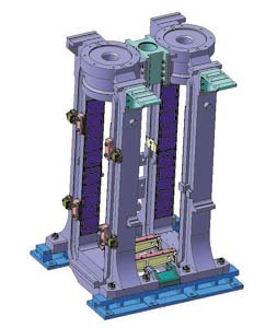 Станина четырехвалковой рабочей клети