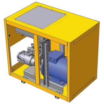 Лучшая параметризация эскизов 3D-модели. Челябинский государственный агроинженерный университет. Установка компрессорная винтовая