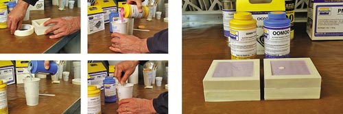 Процесс изготовления эластичной формы