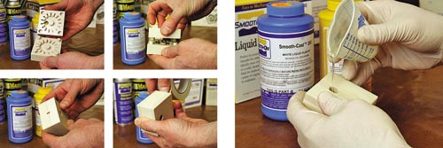 Форма и литье шестеренки