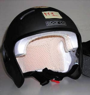 Рис. 18. Этапы создания вкладыша в защитный шлем