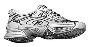 Рис. 26. Ортопедический ботинок традиционного дизайна