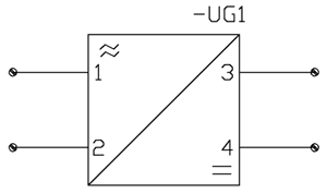 Рис. 4. Символ после преобразования в блок