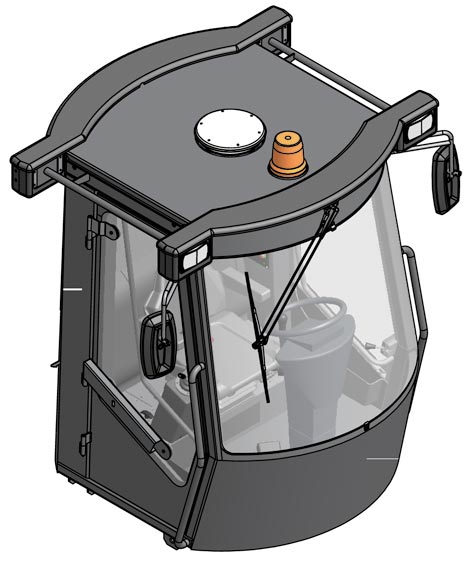 Кабина погрузчика