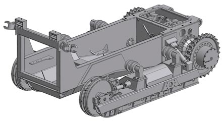 Ходовая система и рисунок для каталога и руководства по техобслуживанию