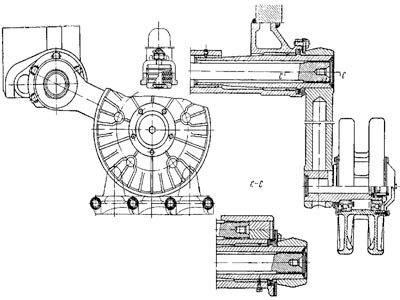 Рис. 6. Чертеж элементов ходовой части танка ИС-2