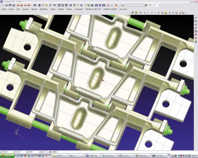 Рис. 1. Электронная модель трака