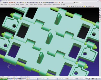 Рис. 1. Электронная модель трака