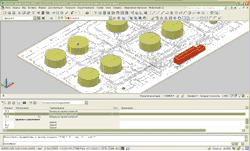 Рис. 1. Интеллектуальные объекты Model Studio CS, используемые при проектировании, содержат как графическую, так и атрибутивную информацию