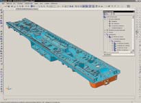 Самым сложным узлом является рама кузова тепловоза