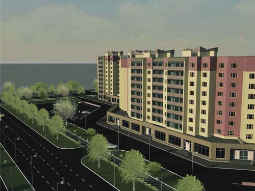 Вид с проезжей части