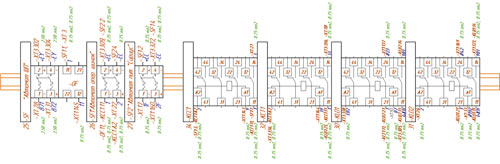 Рис. 7. Фрагмент монтажной схемы