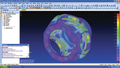 Результаты прочностного расчета втулки пропеллера