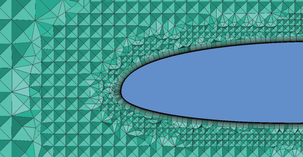 Рис. 1. Фрагмент расчетной области