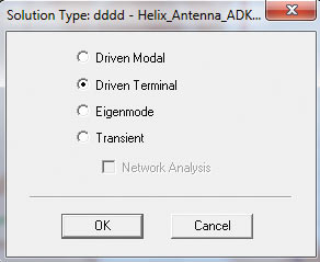 Типы решения HFSS