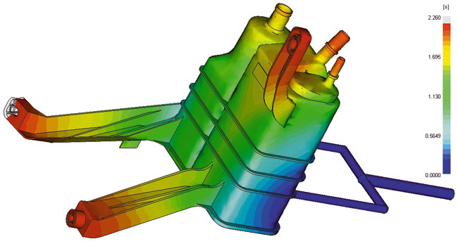 Рис. 1. Компания TOP-TECH предоставляет крупным машиностроительным предприятиям профессиональные услуги, в том числе анализ процесса литья под давлением. У фирмы практически нет возможности повлиять на получаемые CAD-файлы. Возможность редактирования, исправления и упрощения моделей в одной и той же системе очень важна для эффективного оказания проектных услуг заказчикам (иллюстрация предоставлена TOP-TECH, Польша)