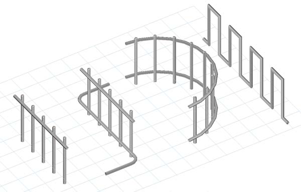 Рис. 15. Каркасы арматуры продавливания