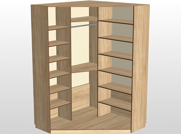 Рис. 1. Угловой шкаф