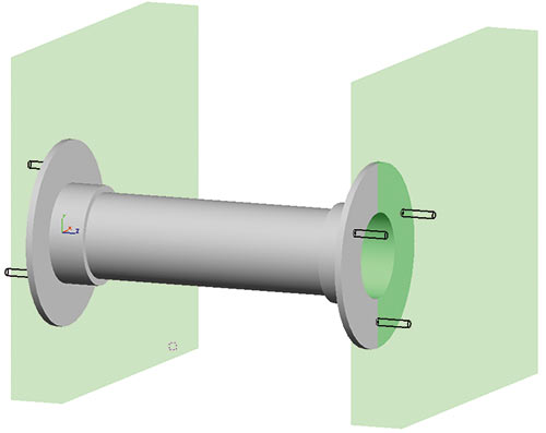 Рис 10. Составная фурнитура — штанга