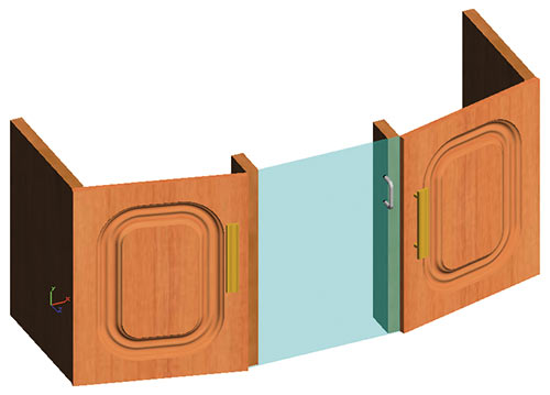 Рис. 18. Изменение размеров эркера