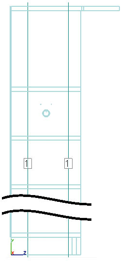 Рис. 4. Фронтальные секущие плоскости